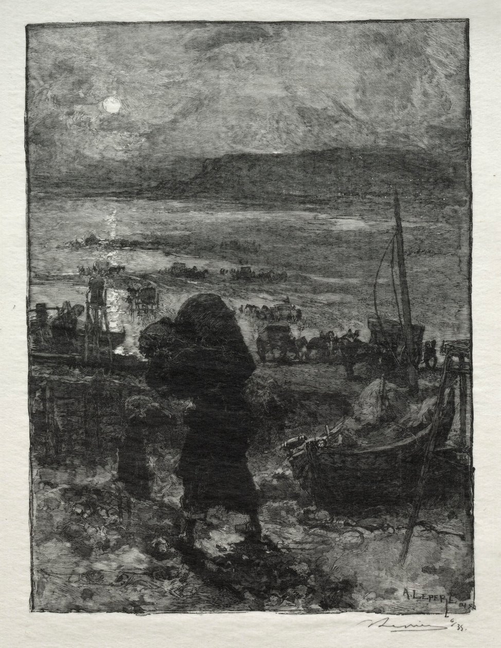 Die Sandernte von Auguste Louis Lepère