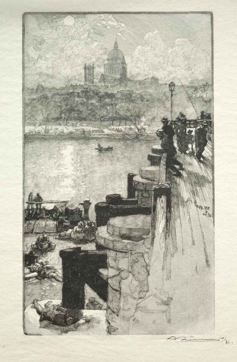 Montagne Ste. Genevieve von Auguste Louis Lepère
