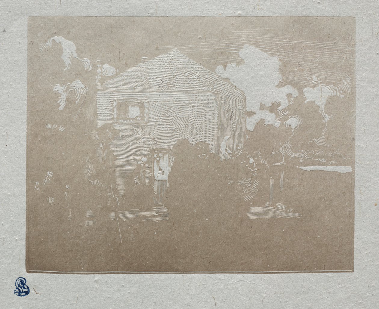 Die Bettler am letzten Haus, 1905 von Auguste Louis Lepère