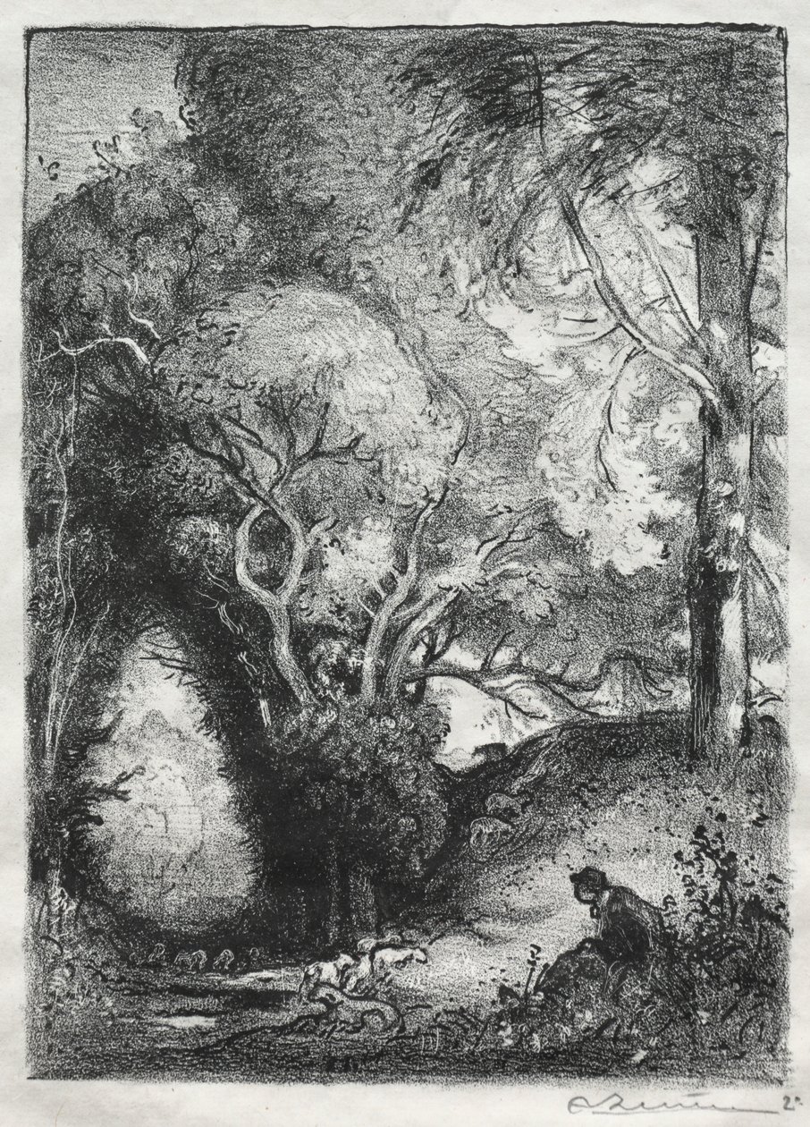Die Schlucht im Juni von Auguste Louis Lepère