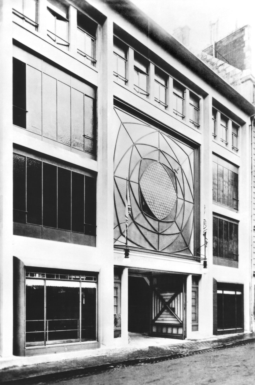 Garage in der Rue de Ponthieu, entworfen von Auguste Perret (1874-1954) 1906 von Auguste Perret