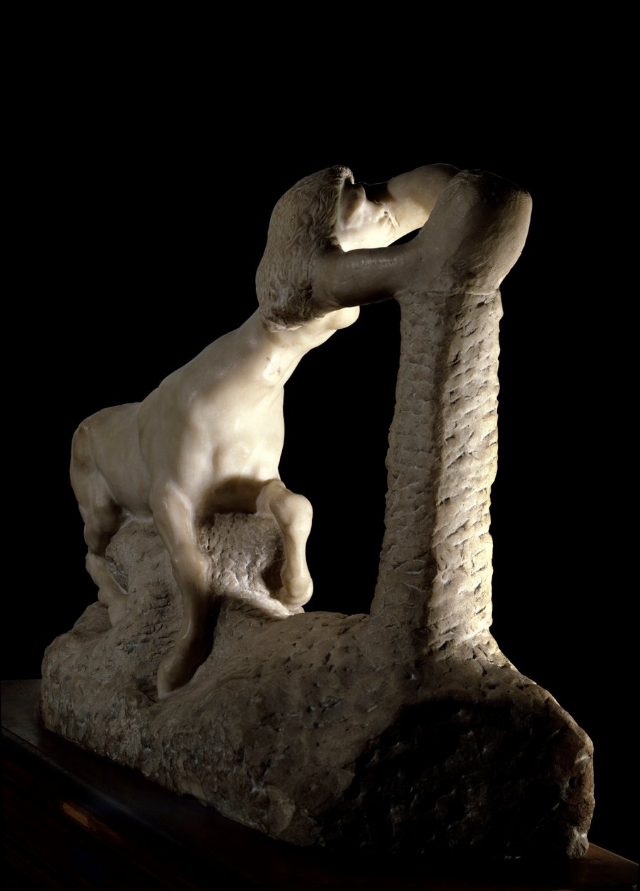 Die Zentaurin. Marmorskulptur von Auguste Rodin (1840-1917) 20. Jahrhundert Paris, Musée Rodin von Auguste Rodin