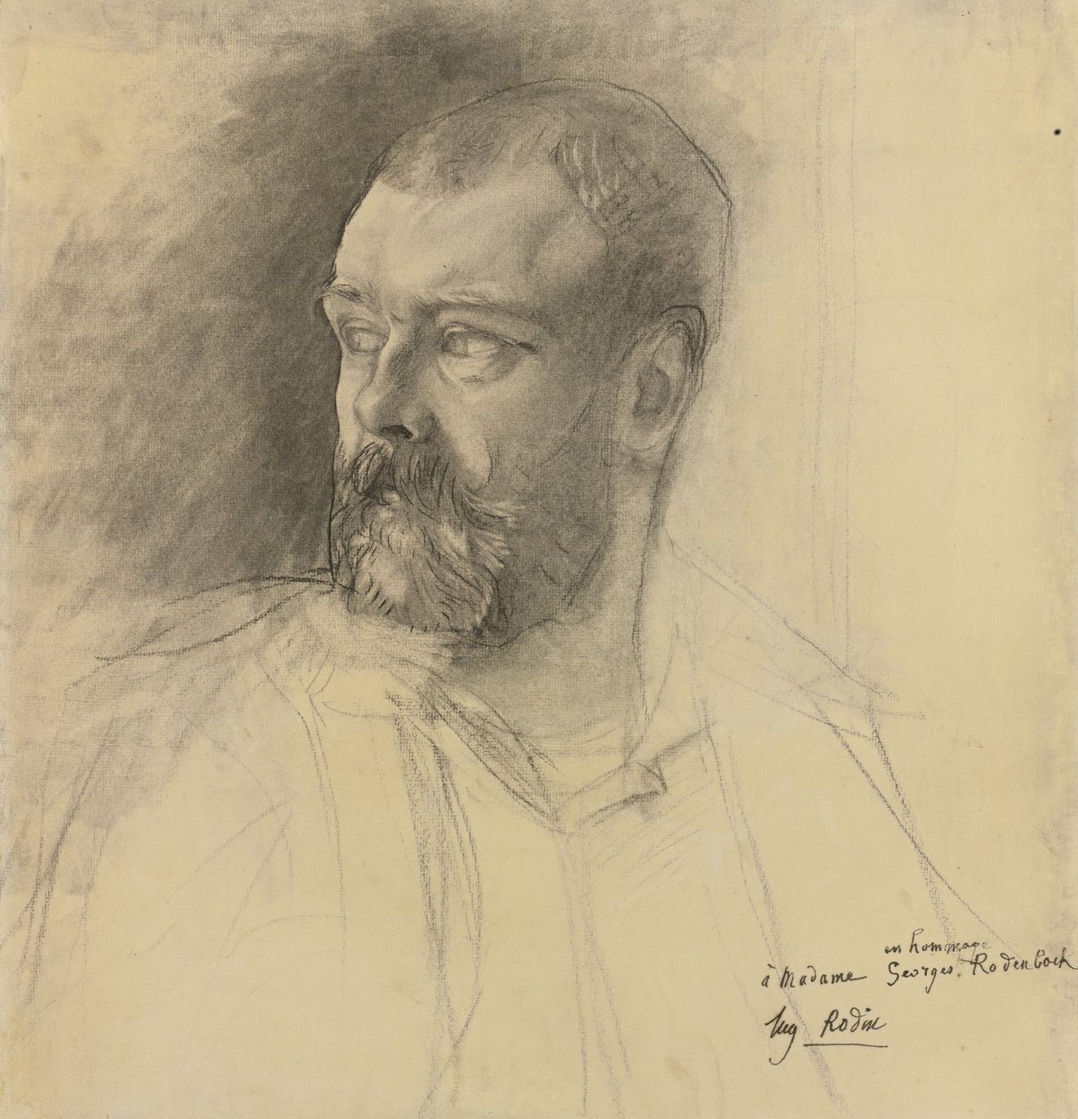 Porträt von Octave Mirbeau, ca. 1893 von Auguste Rodin