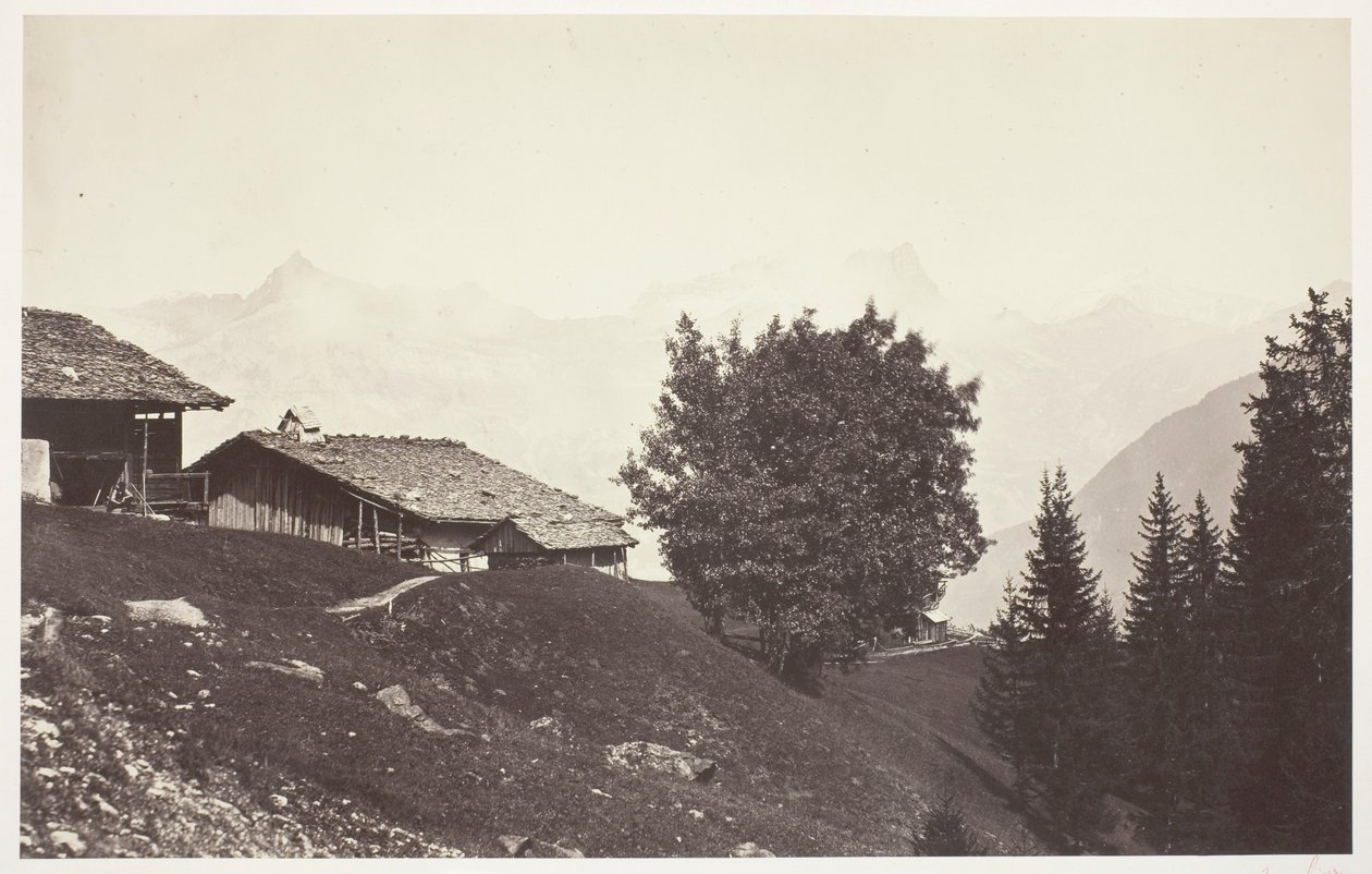 Savoie 47, Le Buet und die Felsen von Fis von Auguste Rosalie Bisson