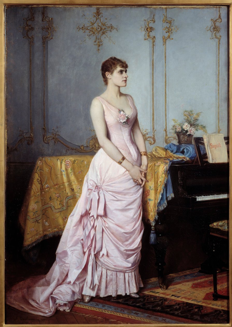 Porträt der Sängerin Rose Caron (1857-1930) von Auguste Toulmouche