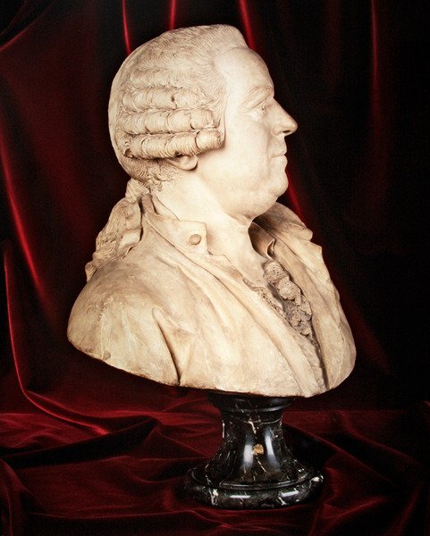 Porträt, das Louis-Pierre-Sebastien, Marschall de Sainscy, zugeschrieben wird von Augustin Pajou