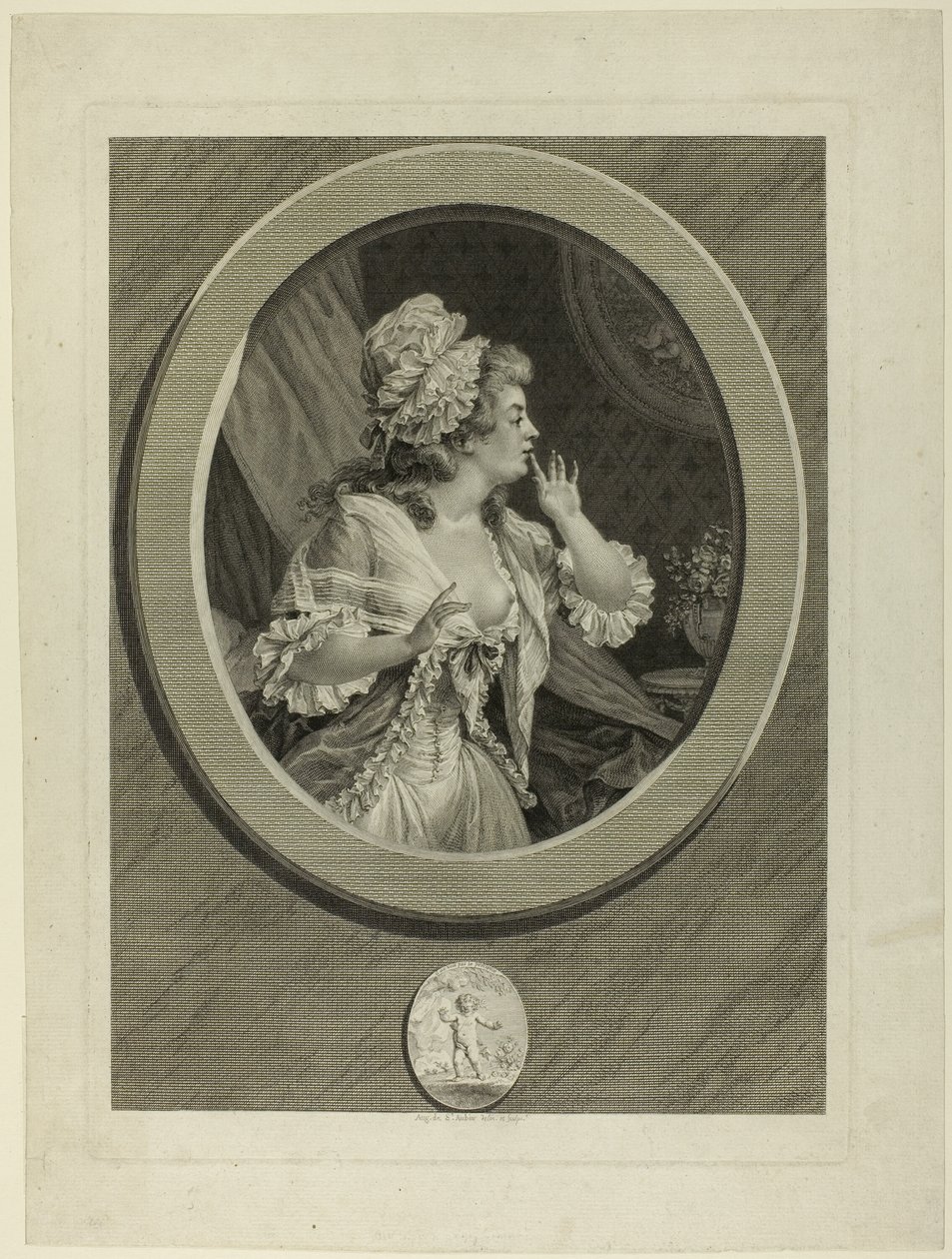 Sei zumindest diskret von Augustin de Saint Aubin