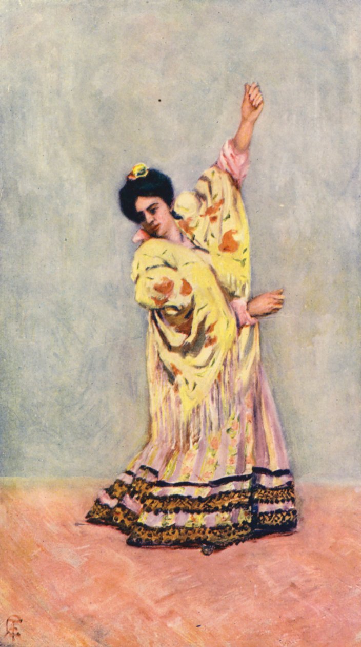 Spanische Zigeunerin tanzt den Tanga von Augustine Fitzgerald