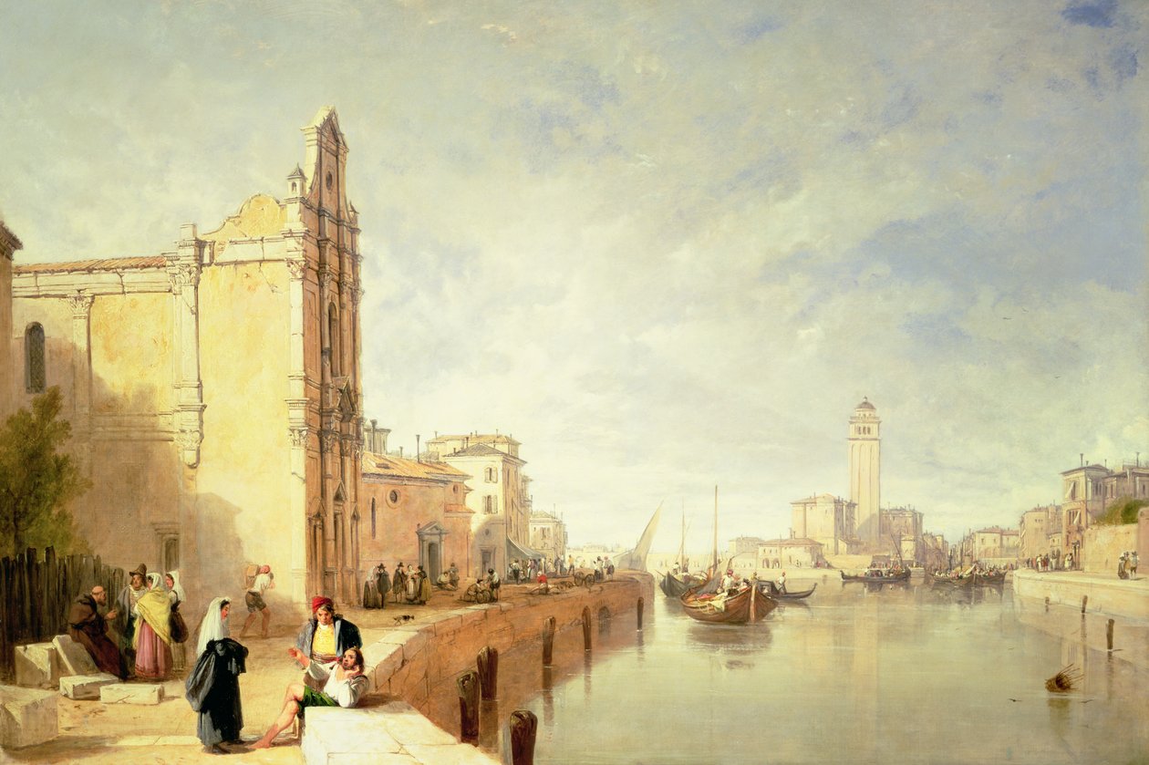 Eine Ansicht von Murano von Augustus Wall Callcott