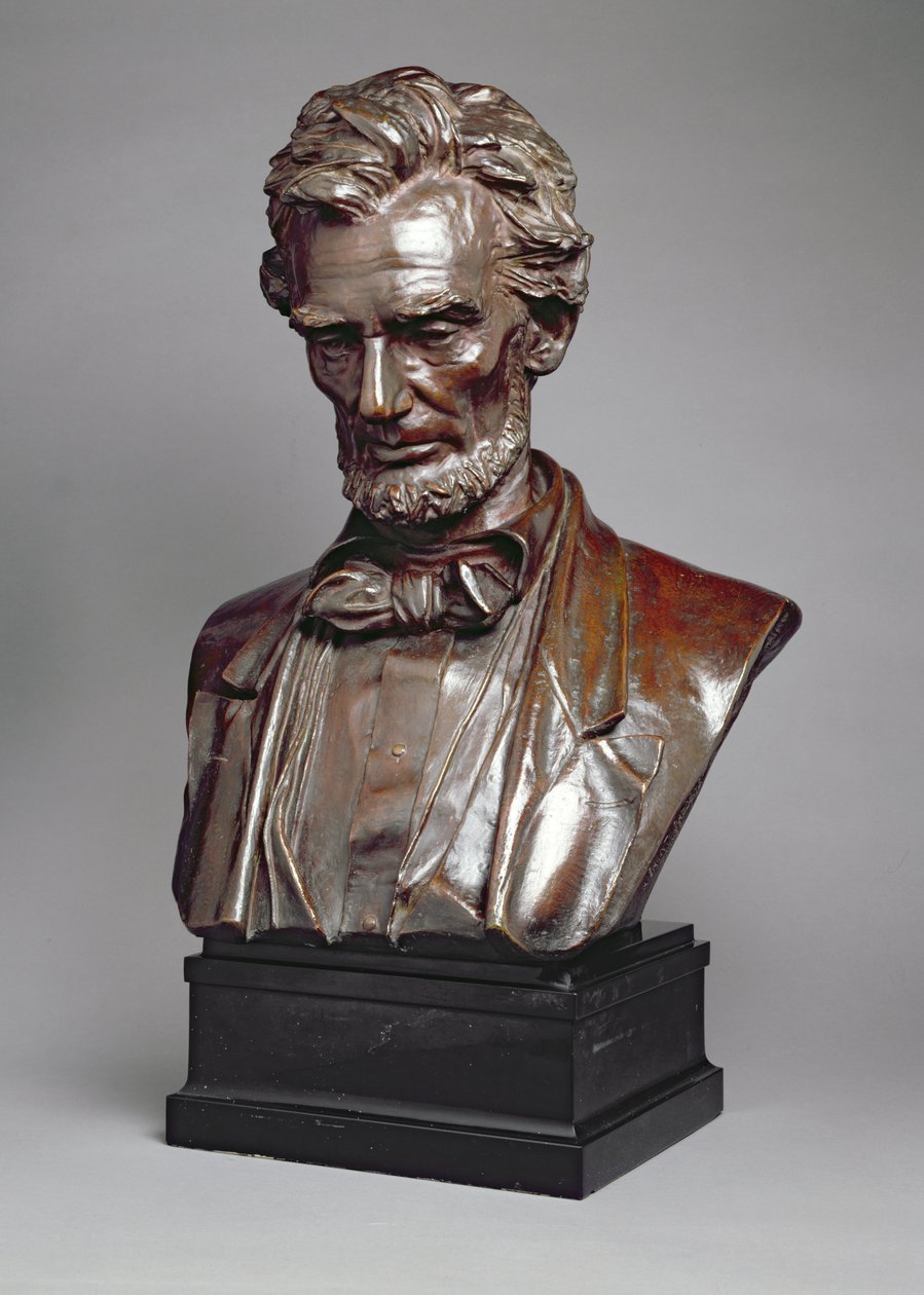 Porträtbüste von Abraham Lincoln von Augustus Saint Gaudens