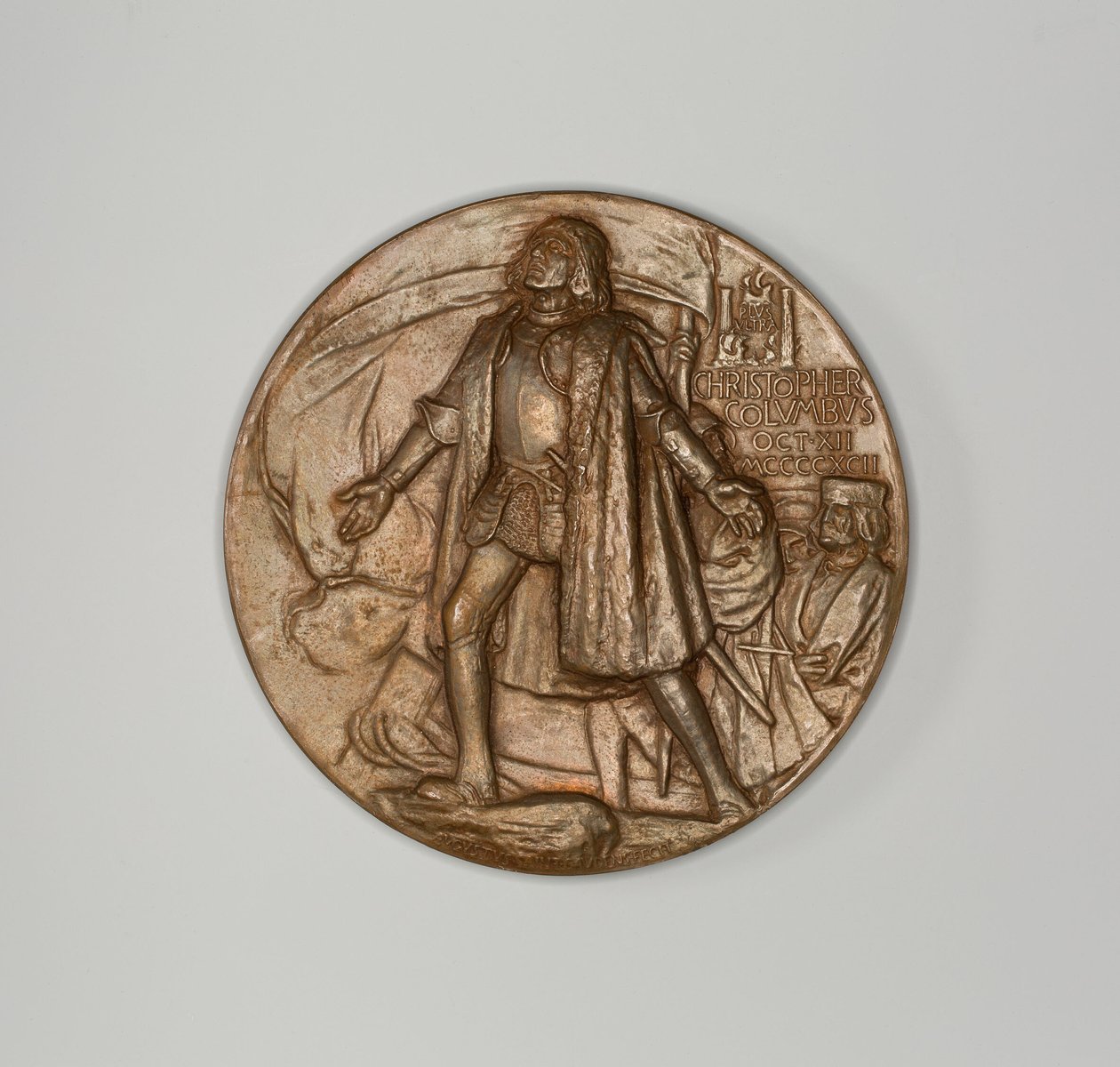 Gedenkmedaille der Weltausstellung in Chicago von Augustus Saint Gaudens