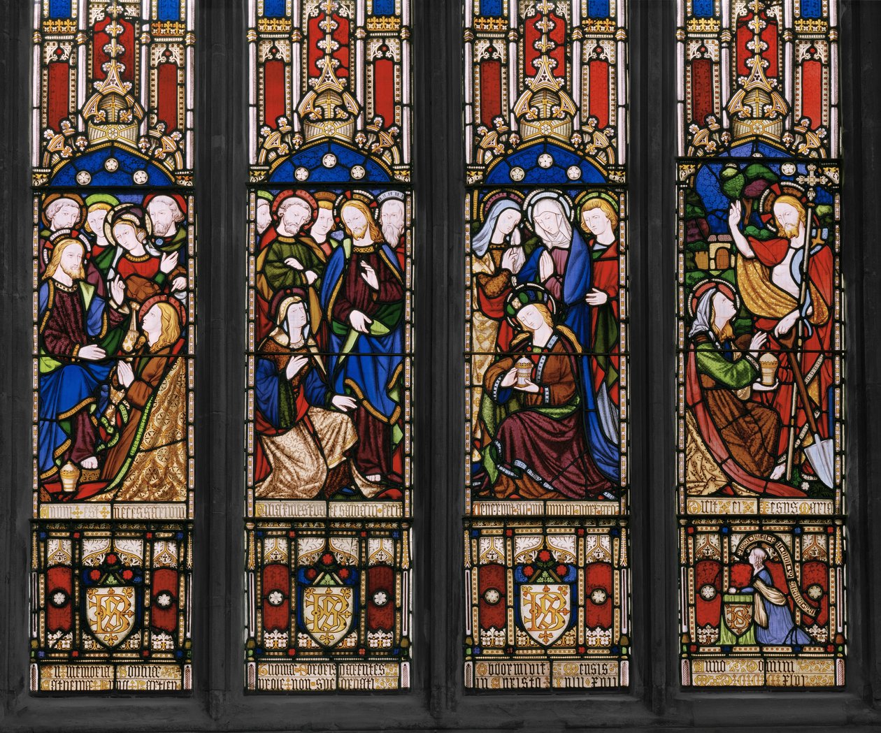 Ereignisse im Leben der St. Maria Magdalena (Detail) von Augustus Welby Northmore Pugin