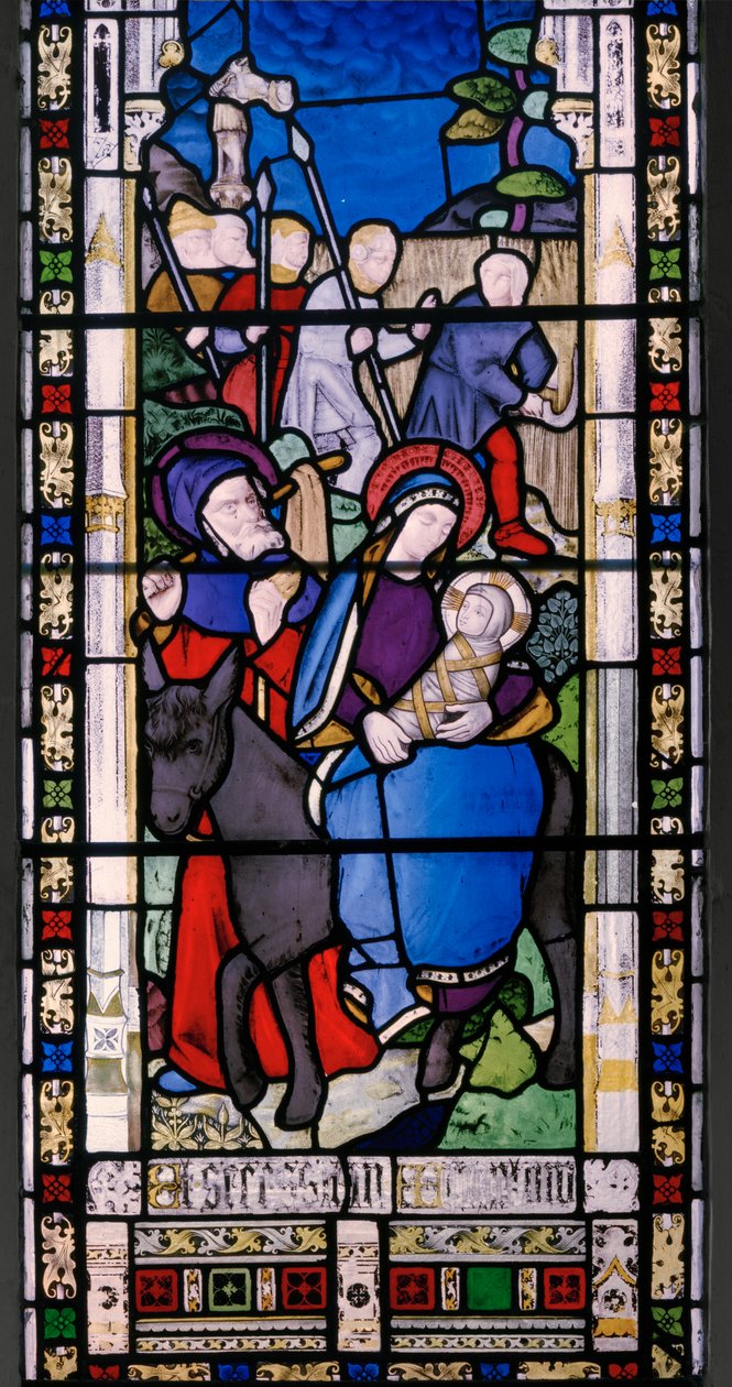 Flucht nach Ägypten (Detail) von Augustus Welby Northmore Pugin