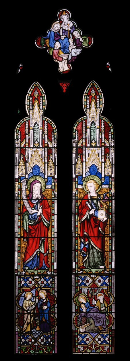 Jesaja und St. Johannes der Evangelist von Augustus Welby Northmore Pugin