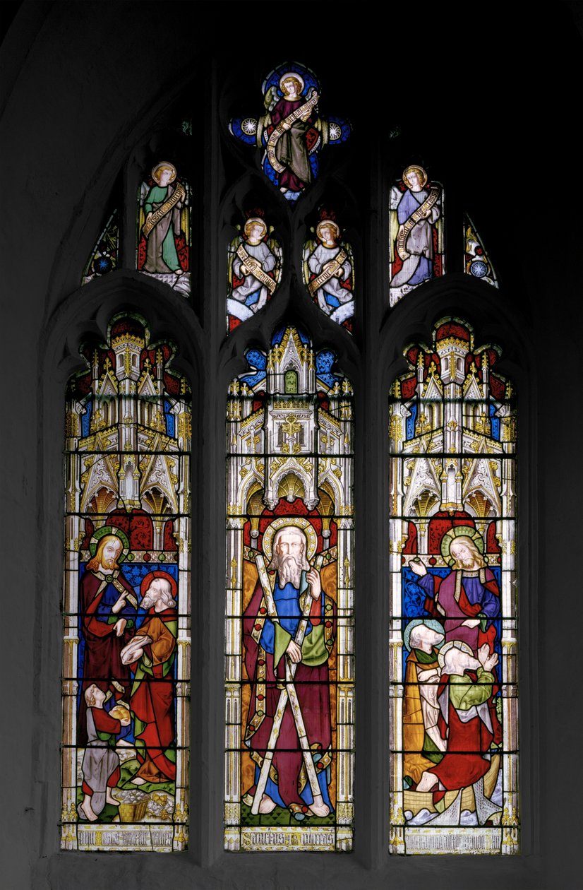 St. Andreas und die Wunder Christi von Augustus Welby Northmore Pugin