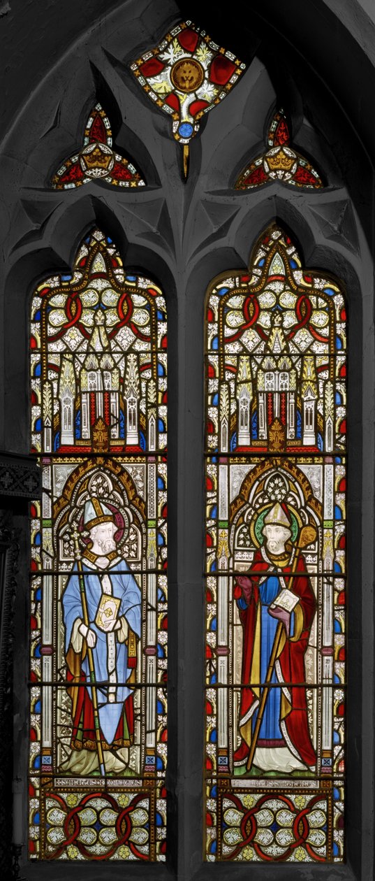 Heiliger Bonifatius und Heiliger Swithin von Augustus Welby Northmore Pugin