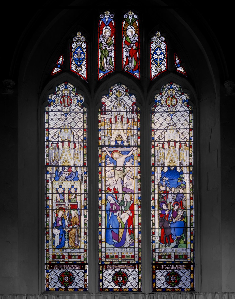 Die Verkündigung, die Kreuzigung und die Flucht nach Ägypten von Augustus Welby Northmore Pugin