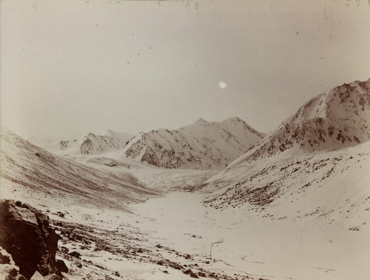 Oxus-Quellgletscher vom Wakhjir von Aurel Stein