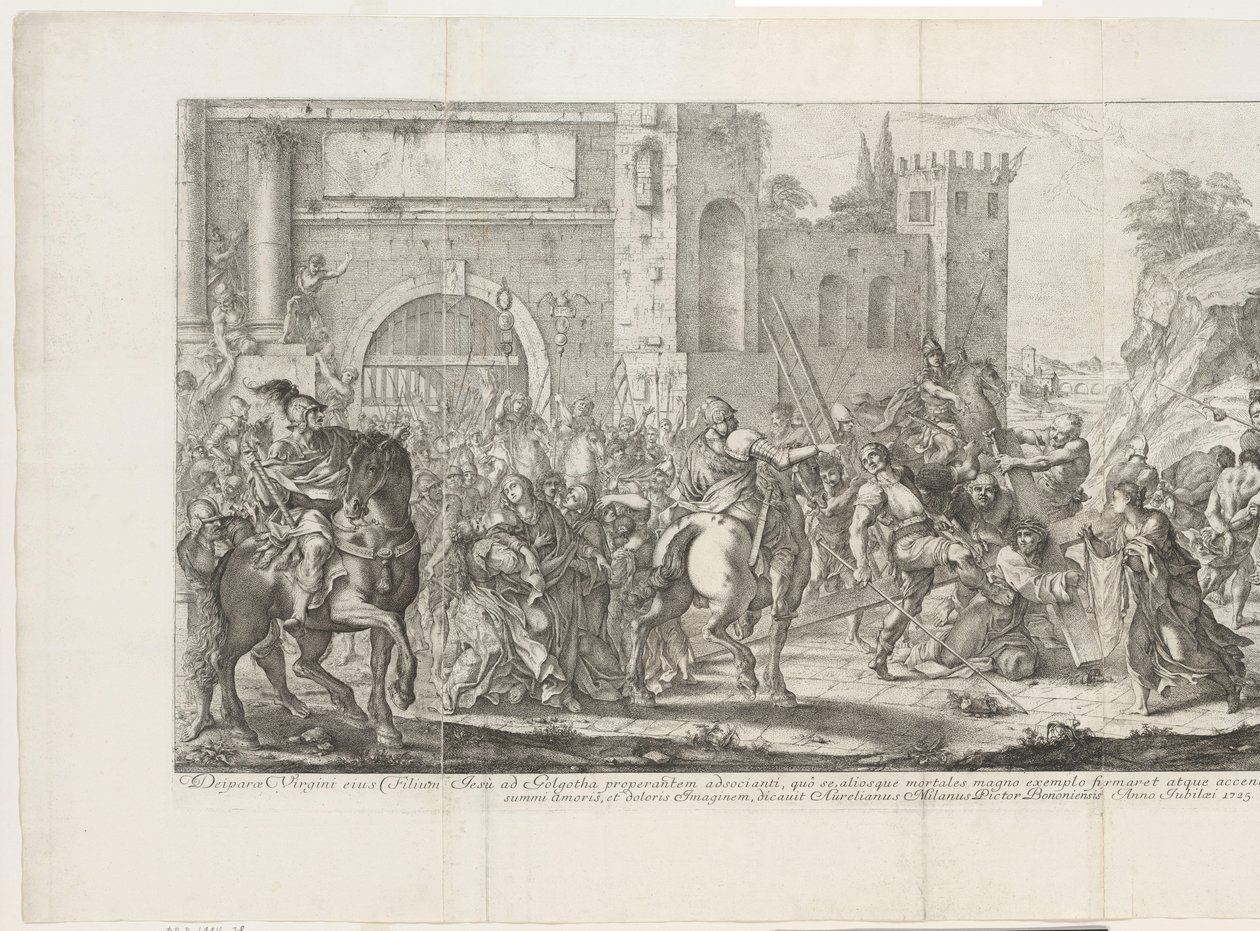 Kreuztragung von Aureliano Milani