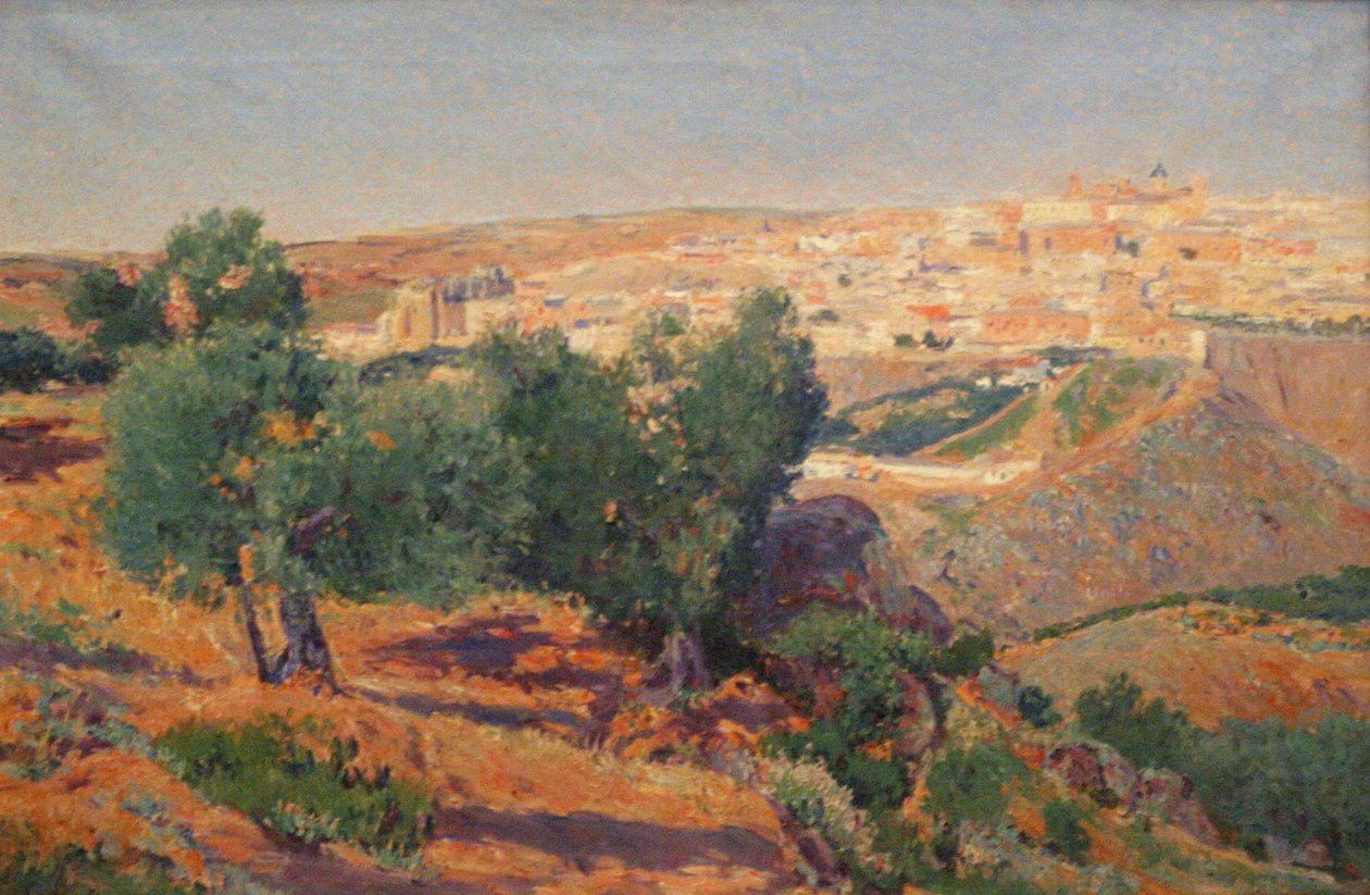 Blick auf Toledo von La Vega Baja von Aureliano de Beruete