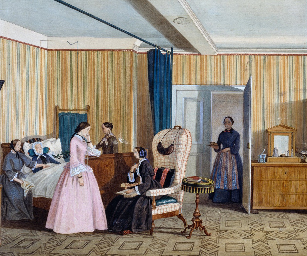 Biedermeier Schlafzimmer von Austrian School