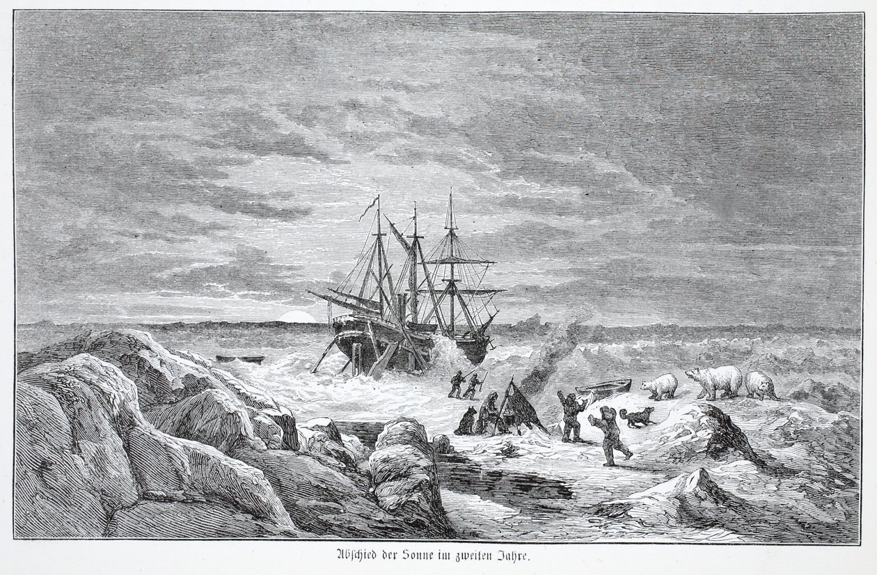 Abschied von der Sonne im zweiten Jahr, 1876 von Austrian School