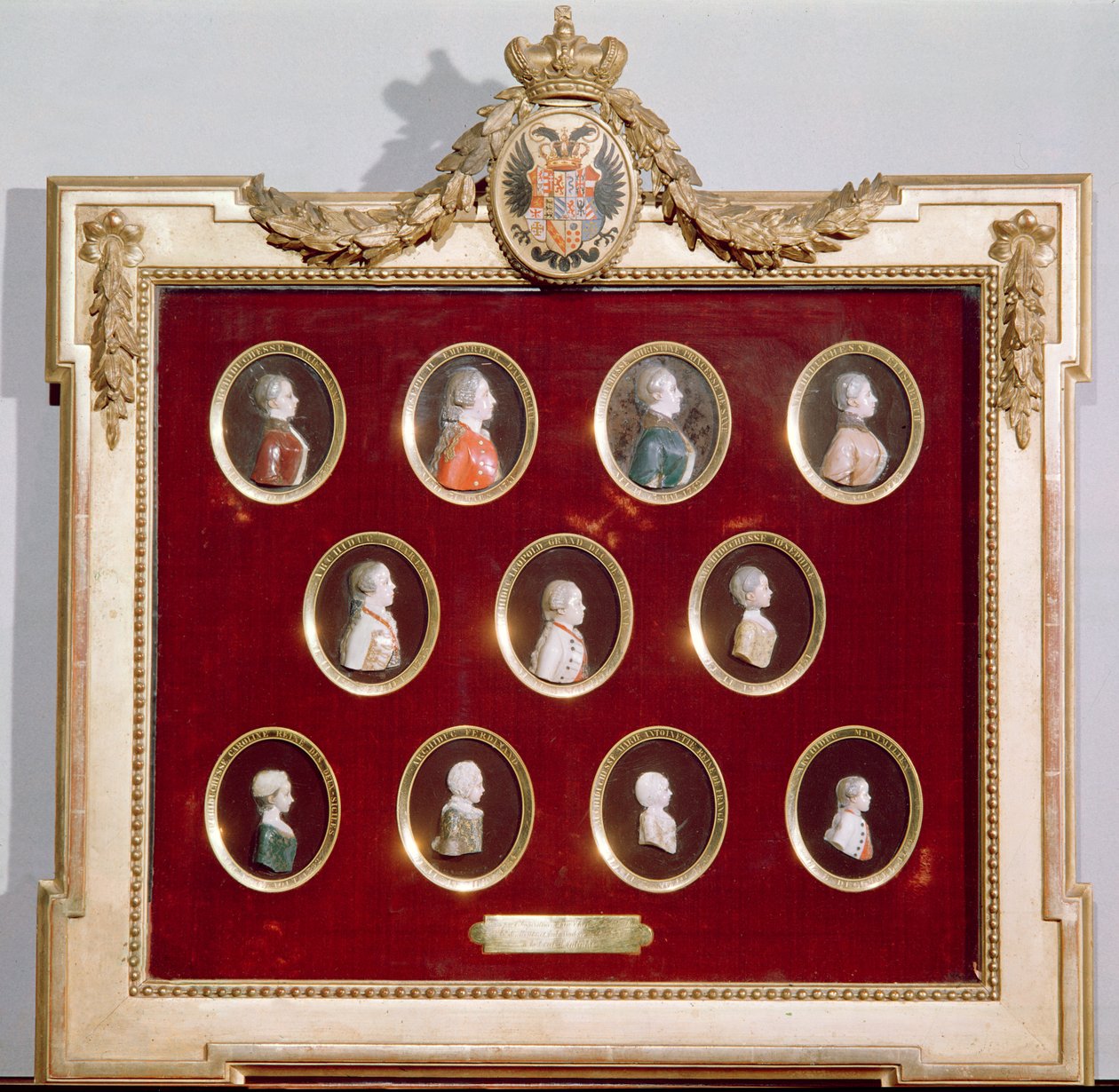 Joseph II. (1741-90) Römisch-deutscher Kaiser und König von Böhmen und Ungarn und seine Brüder und Schwestern, einschließlich seiner Schwester Marie-Antoinette (1755-93) von Austrian School