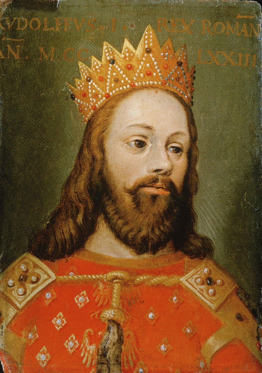 Rudolf I. (1218-91) ungekrönter Heiliger Römischer Kaiser, Gründer der Habsburger-Dynastie von Austrian School