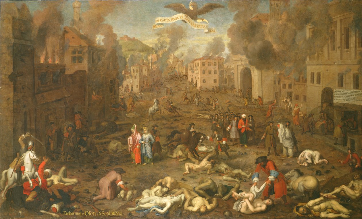 Der Sturm auf Ofen am 6. September 1686 von Austrian School