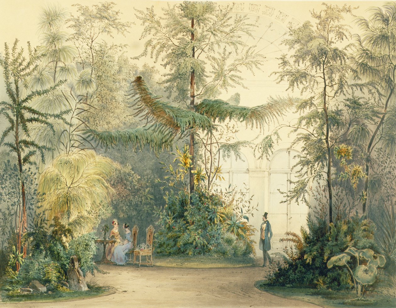 Der Wintergarten des Hofburg-Palastes, Wien, 1852 von Austrian School