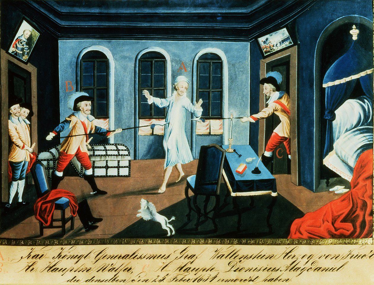 Die Ermordung von Albrecht von Wallenstein von Austrian School