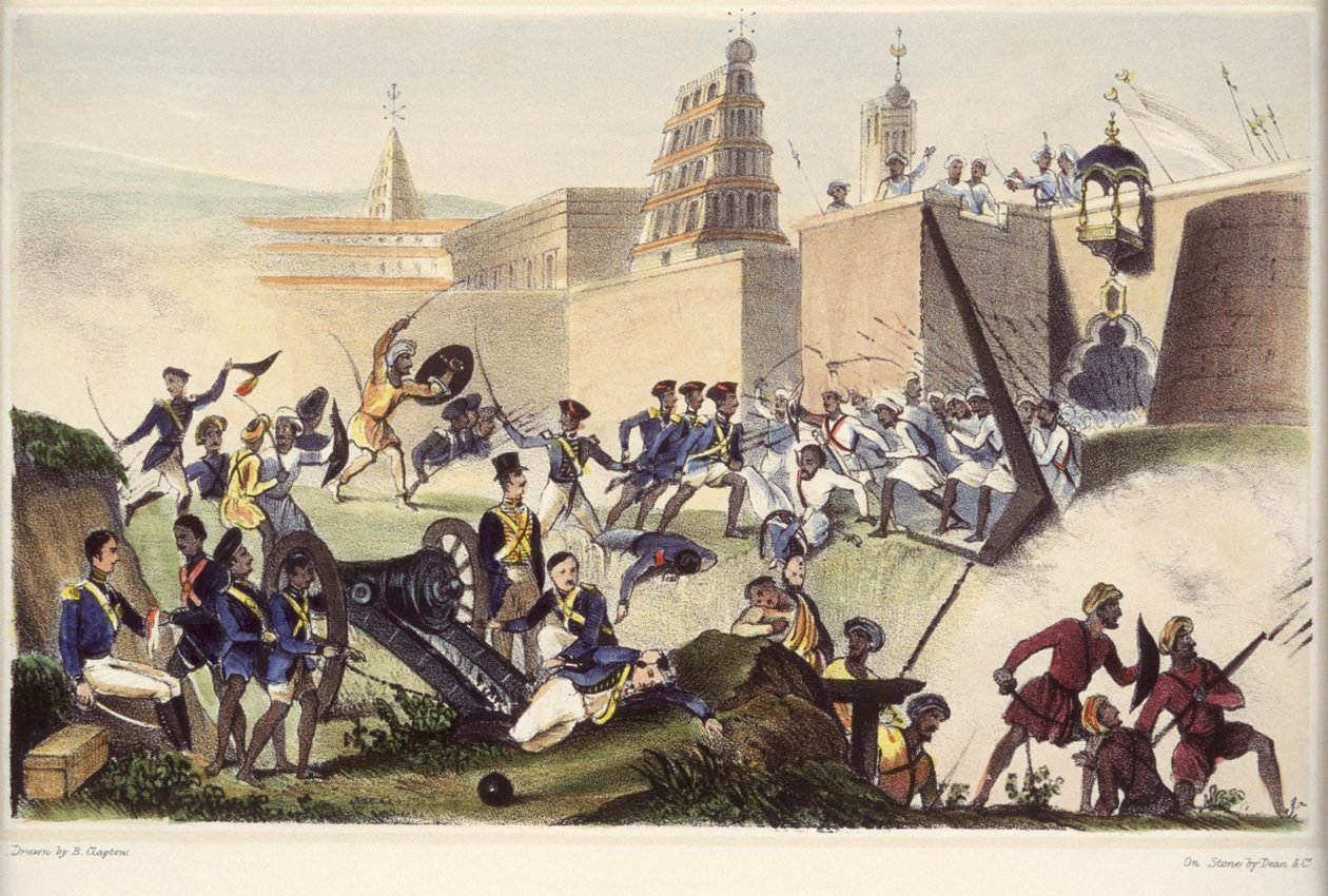 Die Belagerung von Seringapatam von B. Clayton