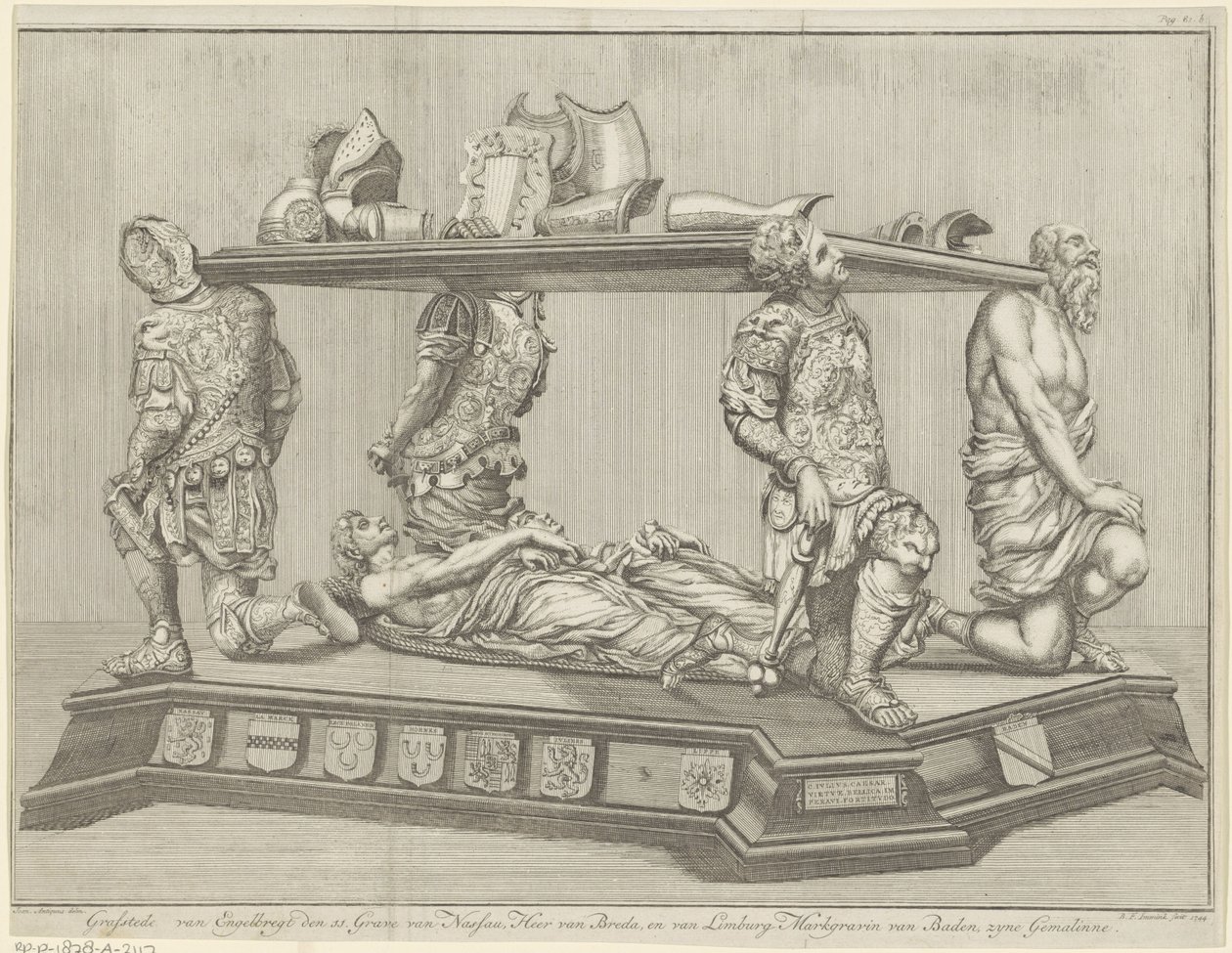 Grabmonument für Engelbrecht II, Graf von Nassau-Dillenburg-Breda, 1504 von B.F. Immink