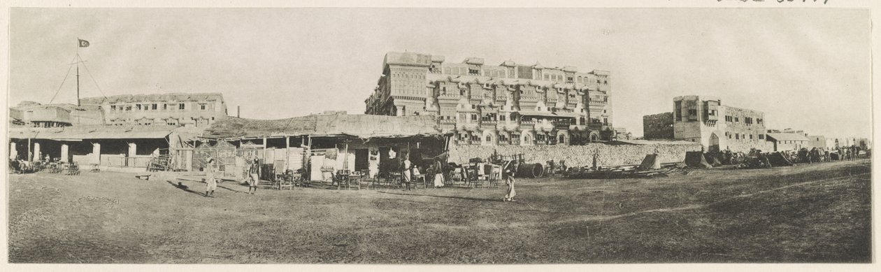 Jeddah: Westseite. 1914 von B. Bernhard Moritz