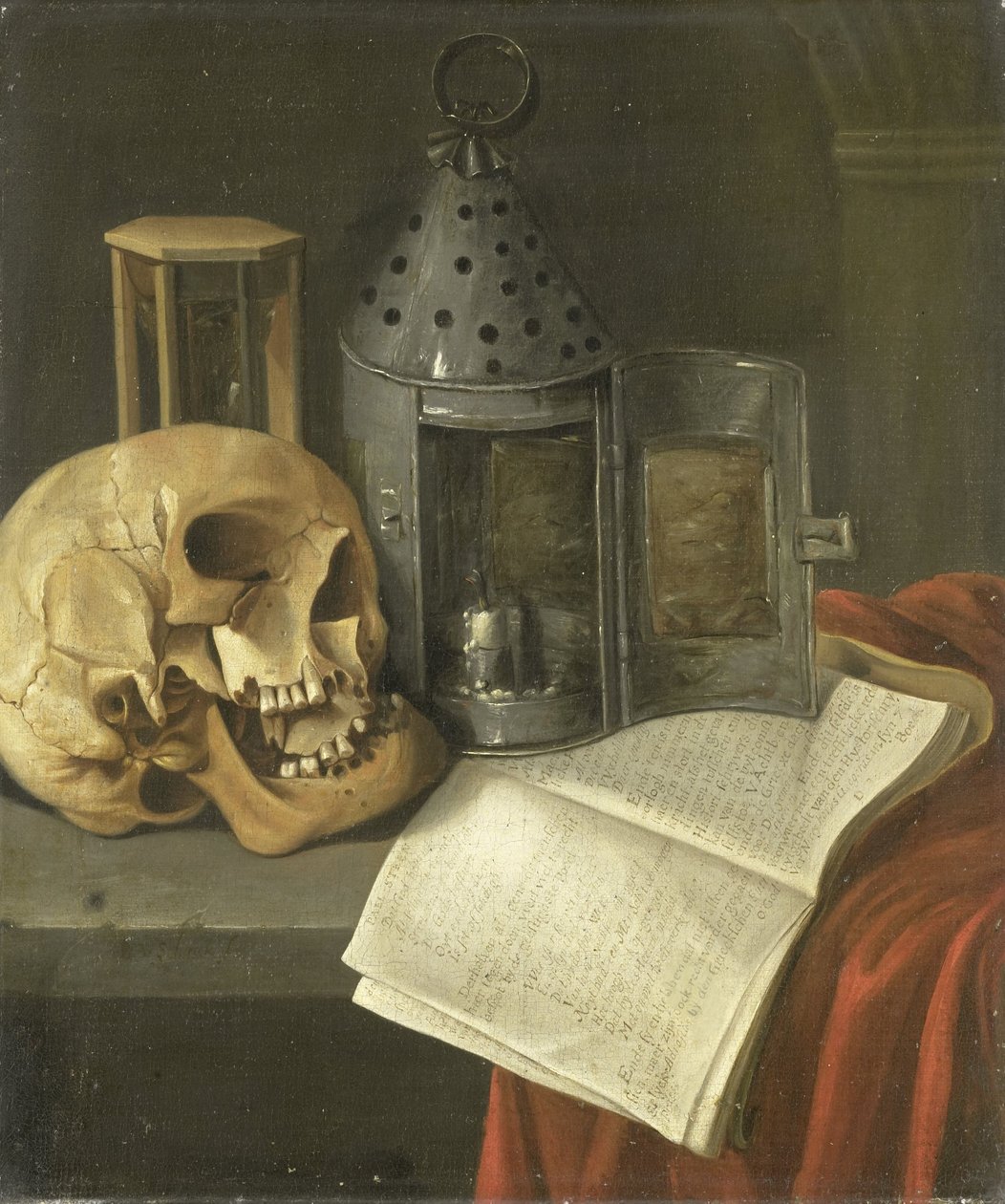 Vanitas Stillleben von B. Schaak