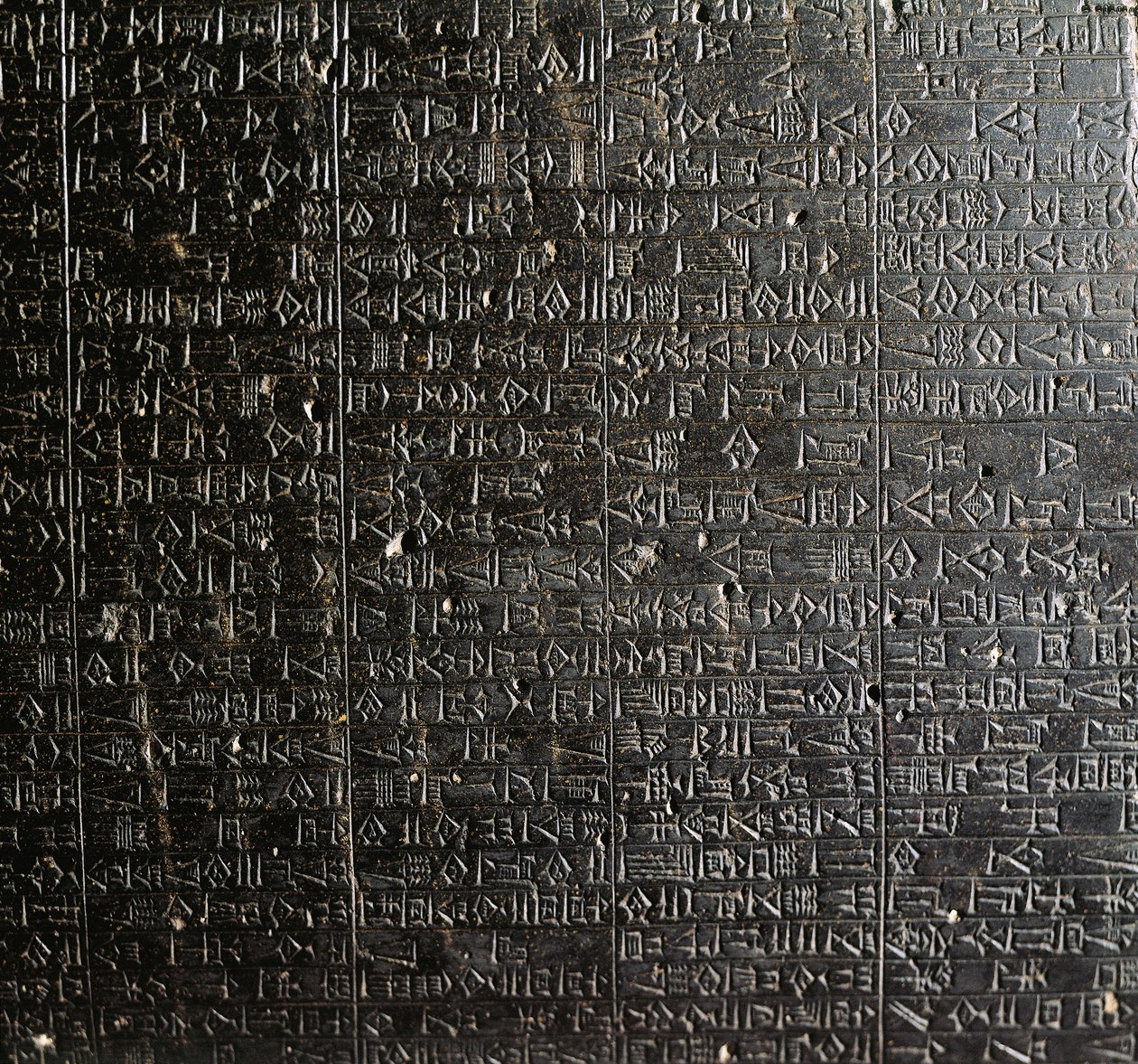 Dioritstele mit dem Gesetzescode von Hammurabi von Babylonian