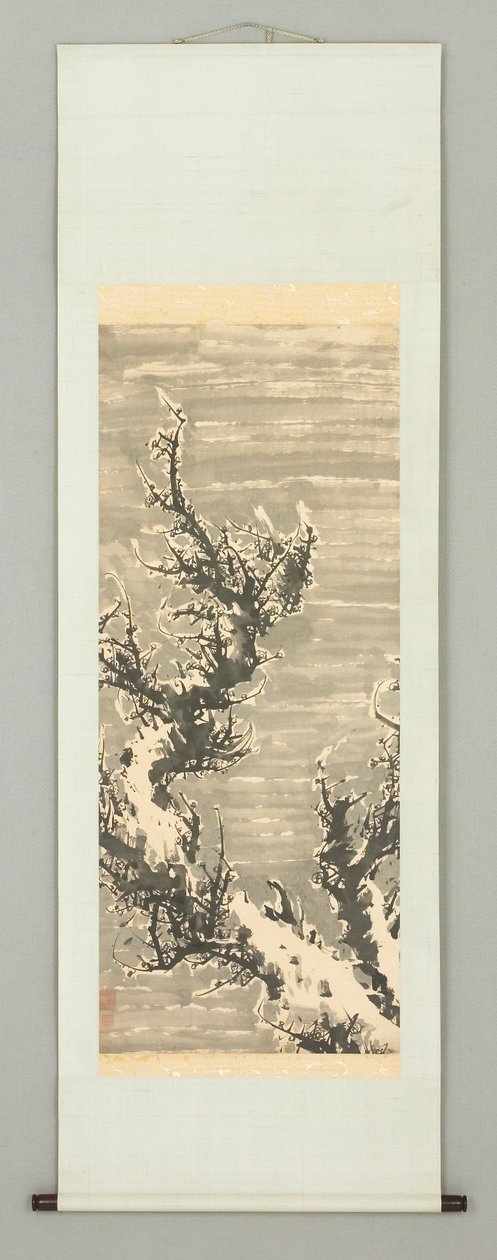 Pflaumenzweig im Winter von Baitei Ki