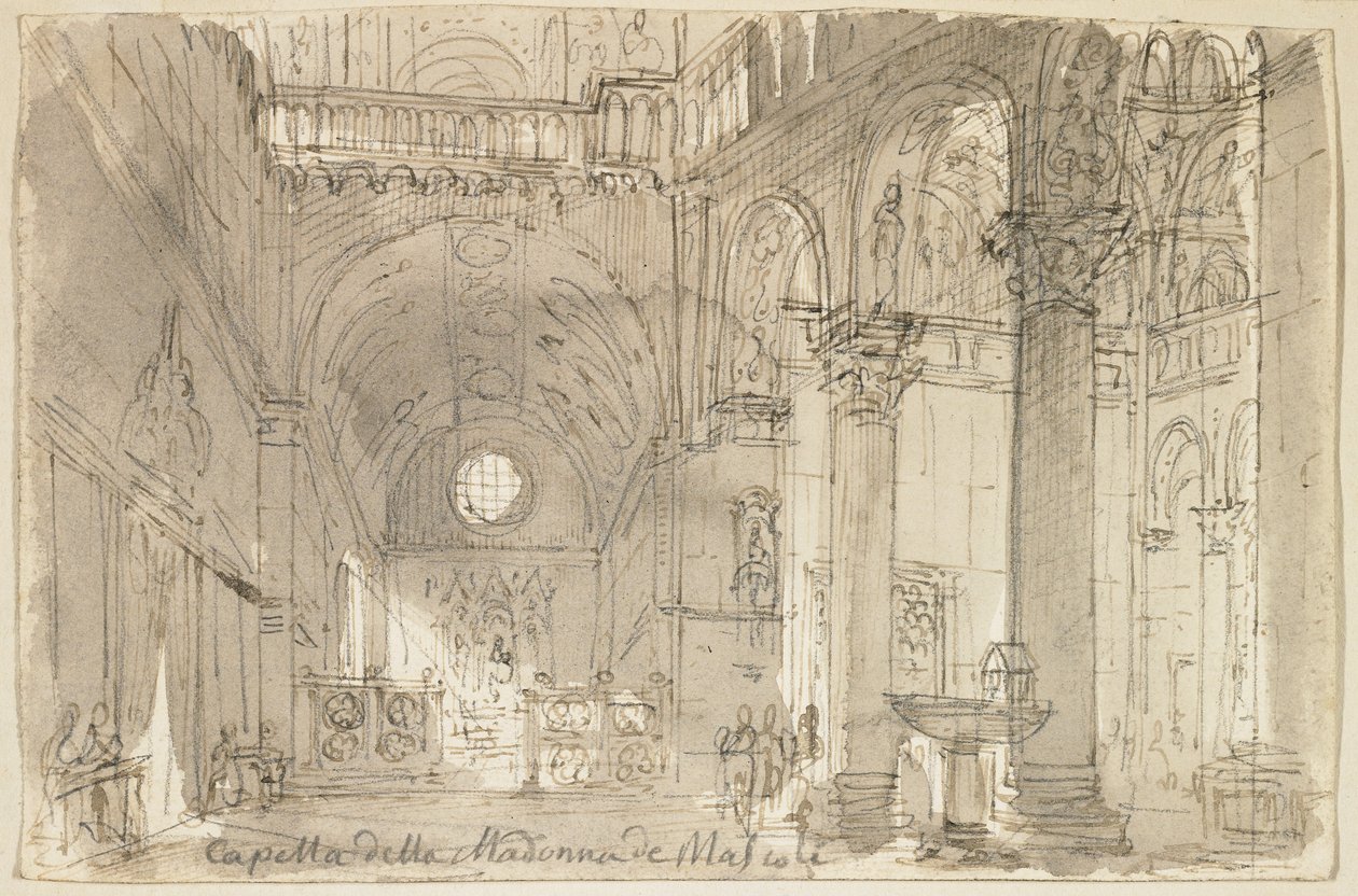 Ansicht der Kapelle der Madonna de