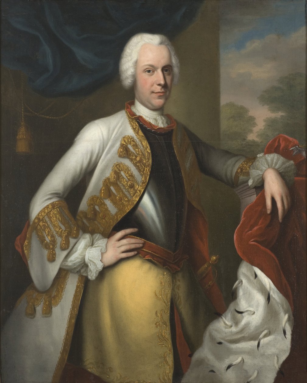 Adolf Fredrik (1710-1771), König von Schweden, Herzog von Holstein-Gottorp, Fürstbischof von Lübeck, verheiratet mit Lovisa Ulrika von Preußen von Balthasar Denner