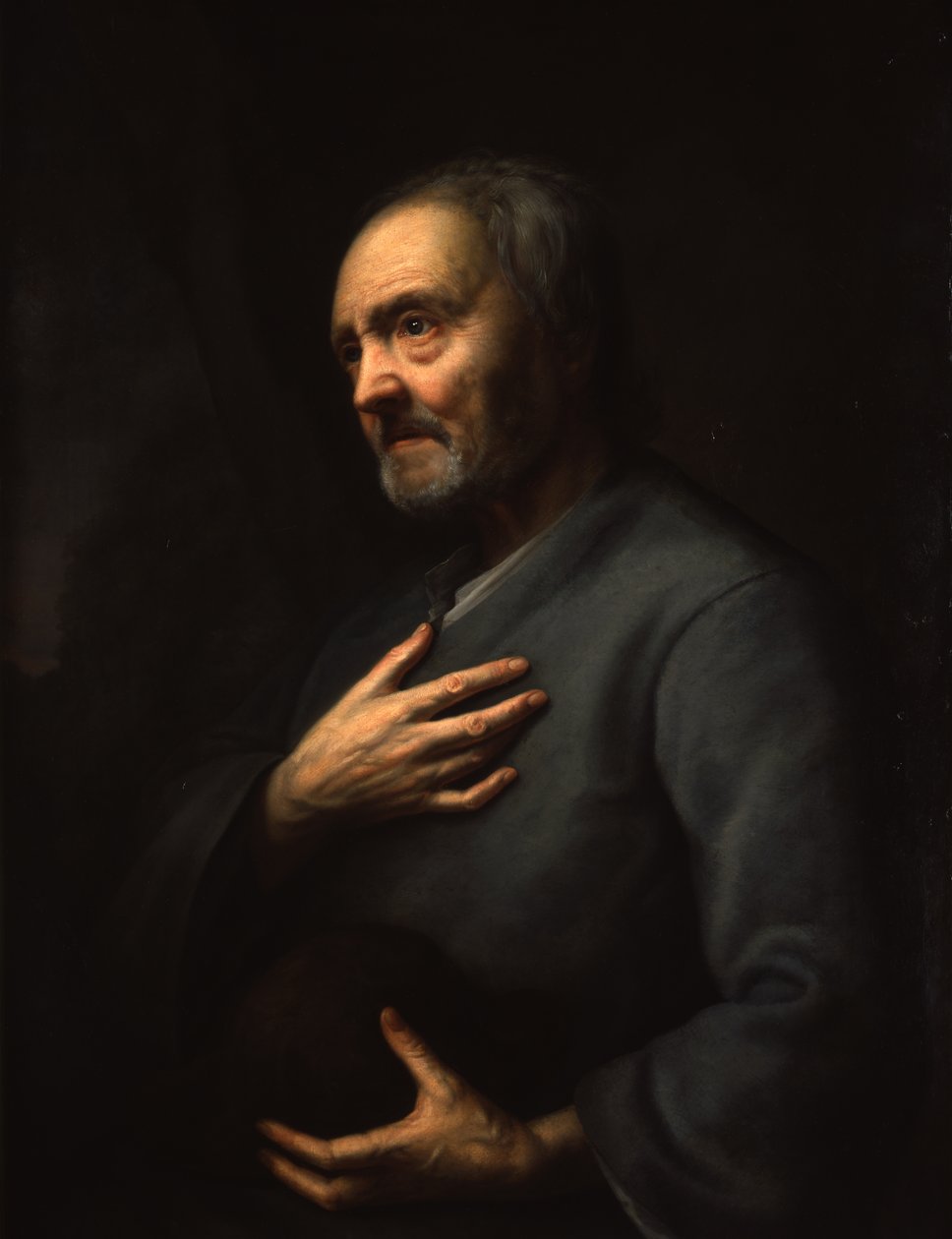 Bildnis eines alten Mannes von Balthasar Denner