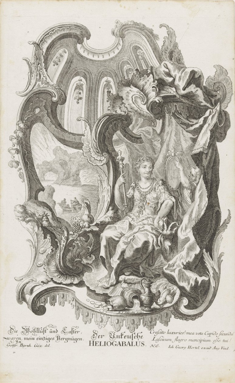 Der unkeusche Heliogabalus von Balthasar Sigmund Setletzky