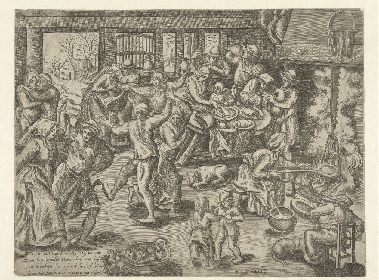Fastnacht von Balthazar van den Bos