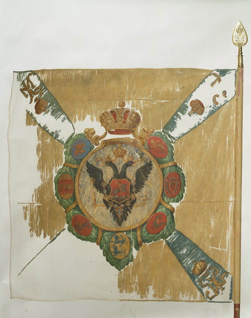 Flagge des Semenovsky Life-Guards Regiments, 1762 von Banners and Standards Flags
