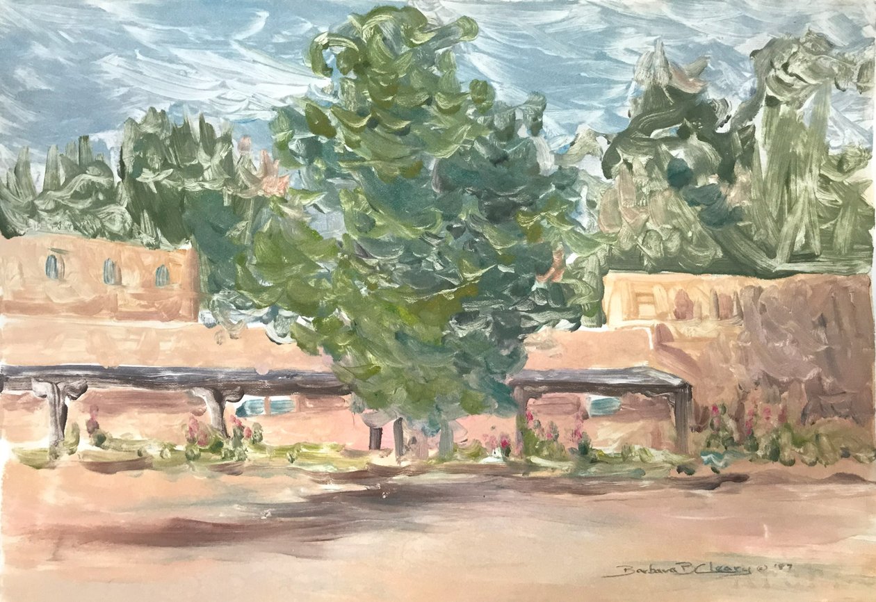 Adobe Gelassenheit 2, ca. 1980-2000 von Barbara Cleary