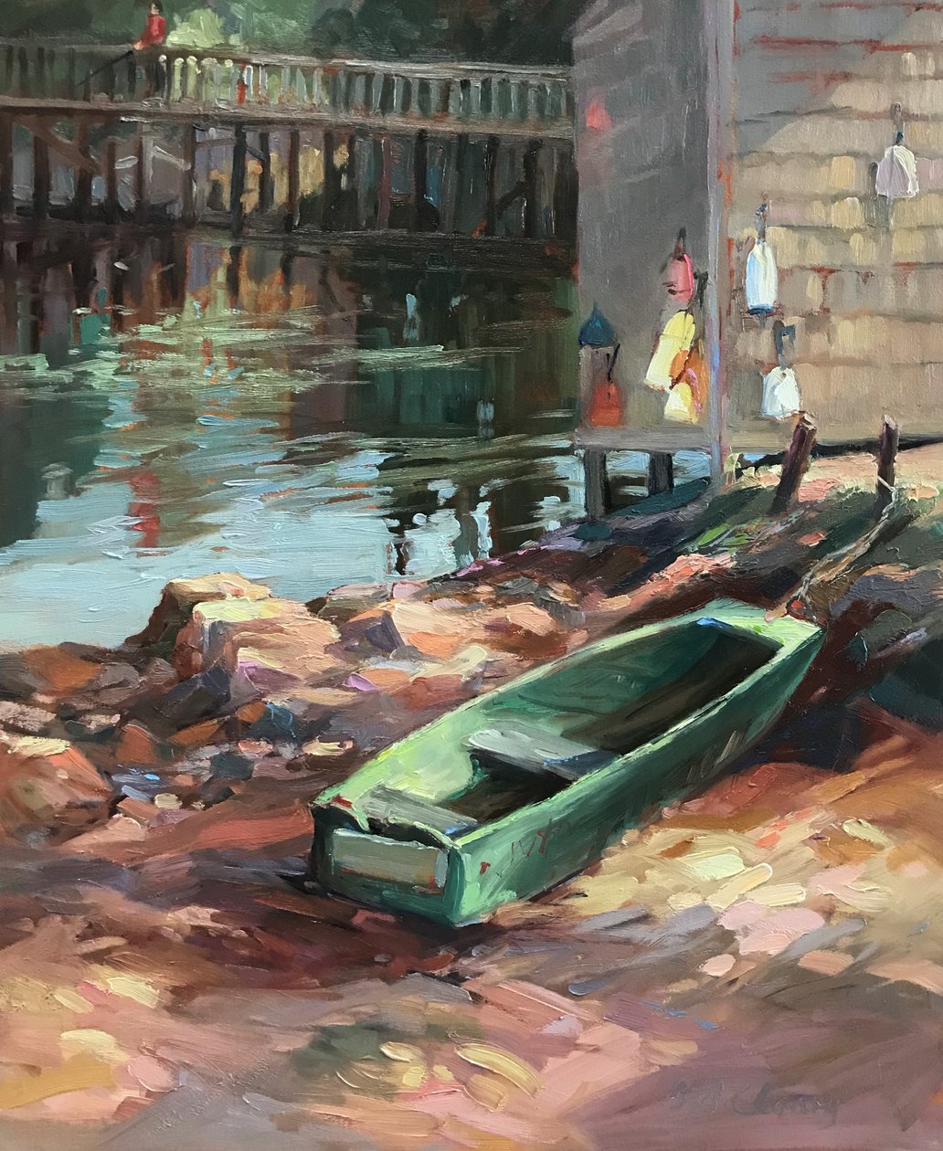 Bootshaus 2 Maine, ca. 1980-95 von Barbara Cleary