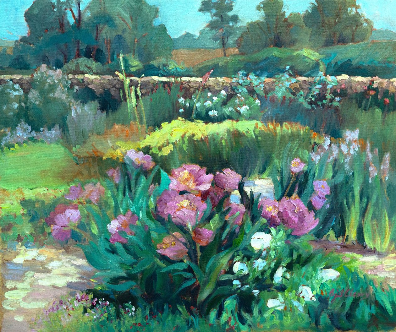 Gartenpfingstrosen, ca. 1990-2000 von Barbara Cleary