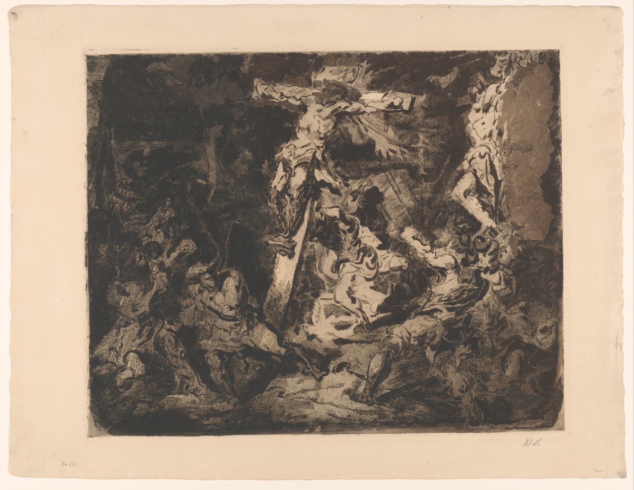 Christus am Kreuz von Barbara Elisabeth van Houten (signed by artist)