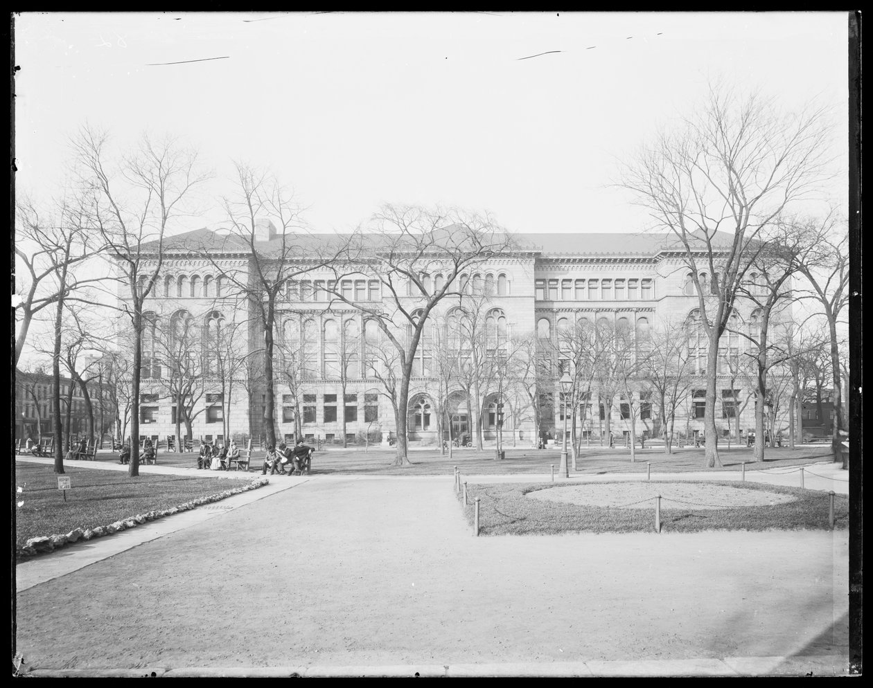 Newberry Bibliothek, Chicago, Illinois, USA, ca. 1905 von Barnes and Crosby