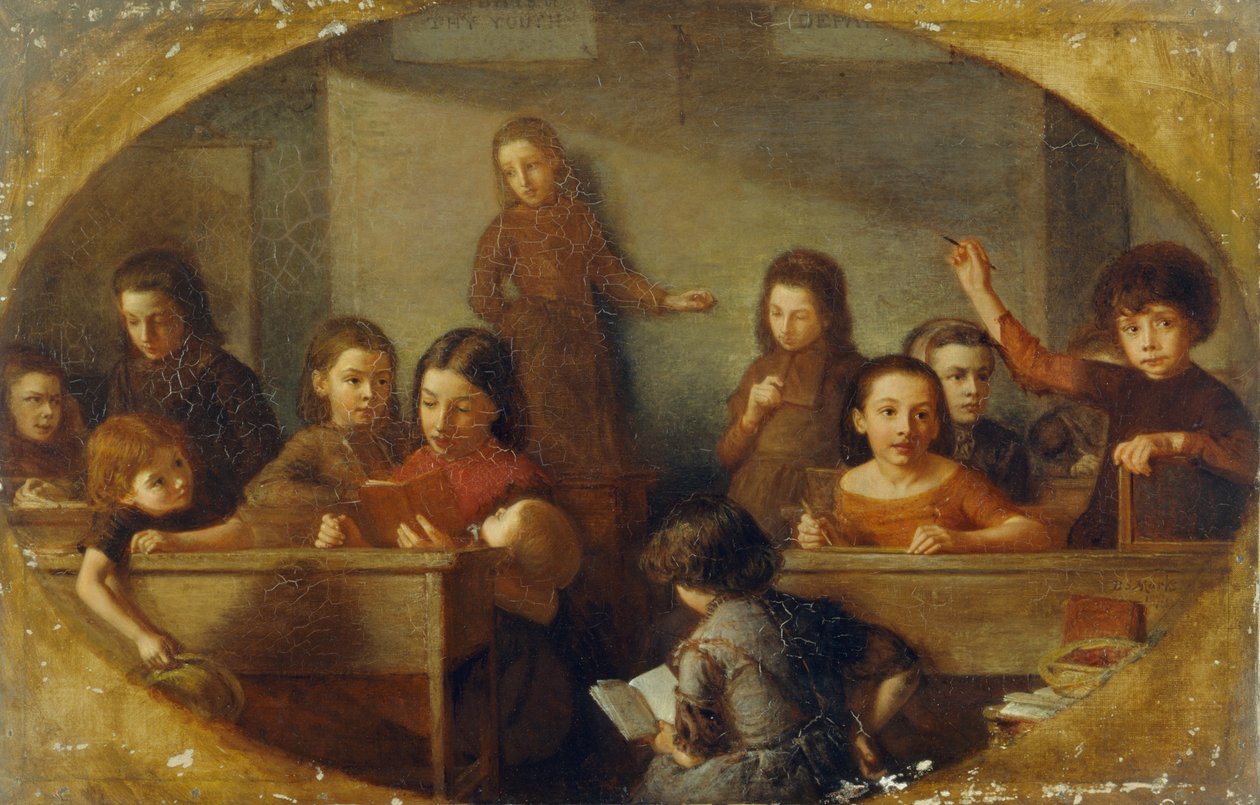 Schulkinder von Barnett Samuel Marks