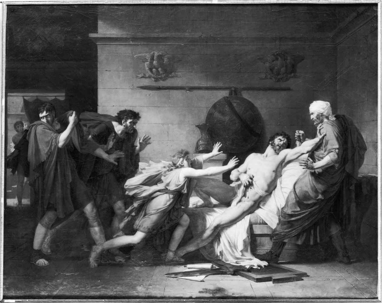 Der Tod von Cato von Utica, 1797 von Baron Pierre Narcisse Guerin